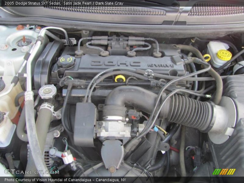 Satin Jade Pearl / Dark Slate Gray 2005 Dodge Stratus SXT Sedan