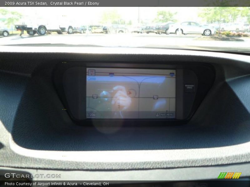 Crystal Black Pearl / Ebony 2009 Acura TSX Sedan