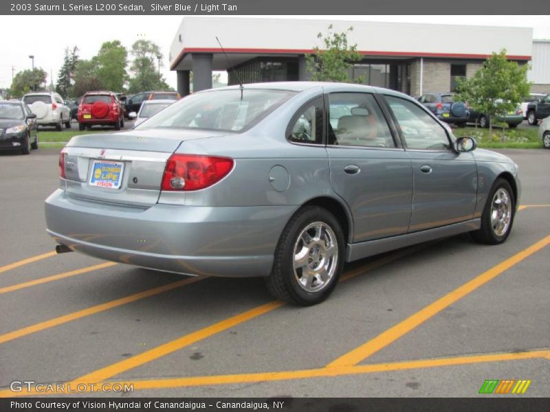 Silver Blue / Light Tan 2003 Saturn L Series L200 Sedan
