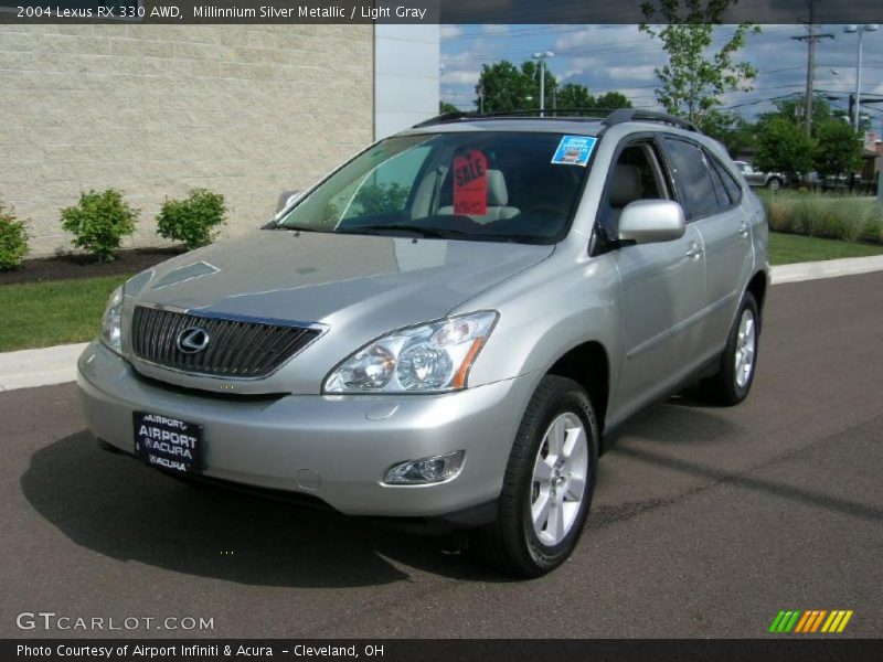 Millinnium Silver Metallic / Light Gray 2004 Lexus RX 330 AWD