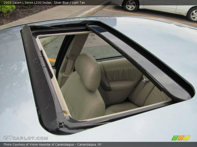Silver Blue / Light Tan 2003 Saturn L Series L200 Sedan