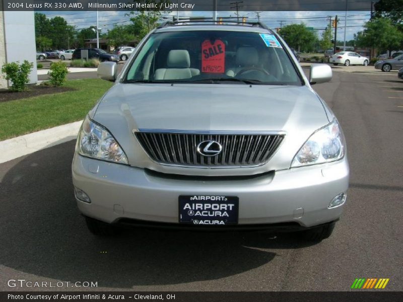 Millinnium Silver Metallic / Light Gray 2004 Lexus RX 330 AWD