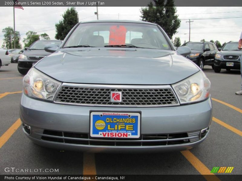 Silver Blue / Light Tan 2003 Saturn L Series L200 Sedan