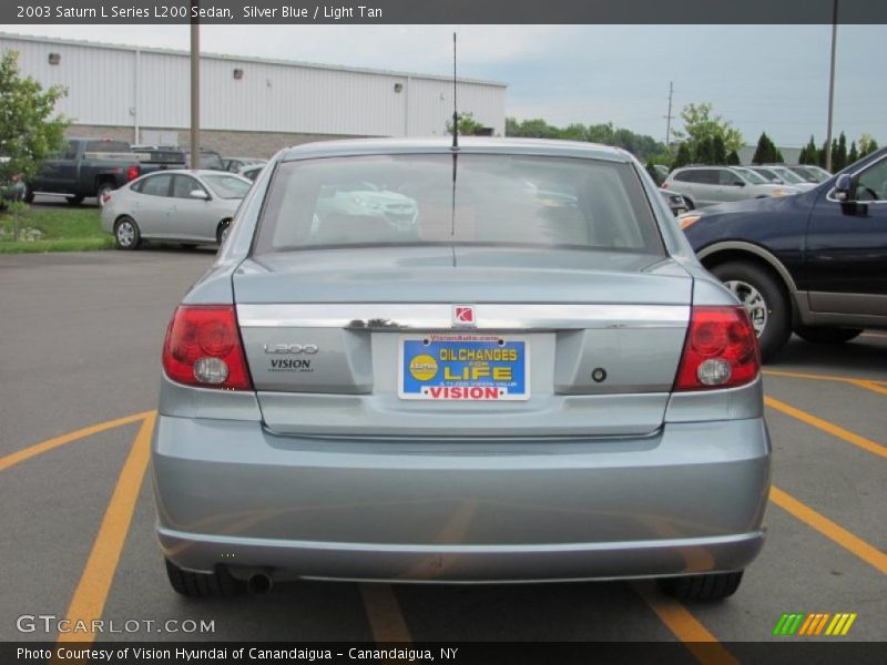 Silver Blue / Light Tan 2003 Saturn L Series L200 Sedan