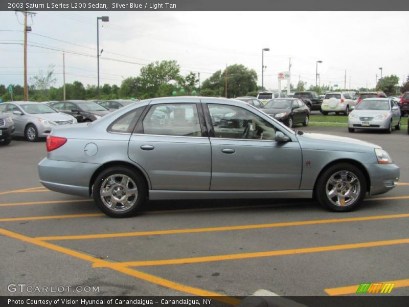 Silver Blue / Light Tan 2003 Saturn L Series L200 Sedan