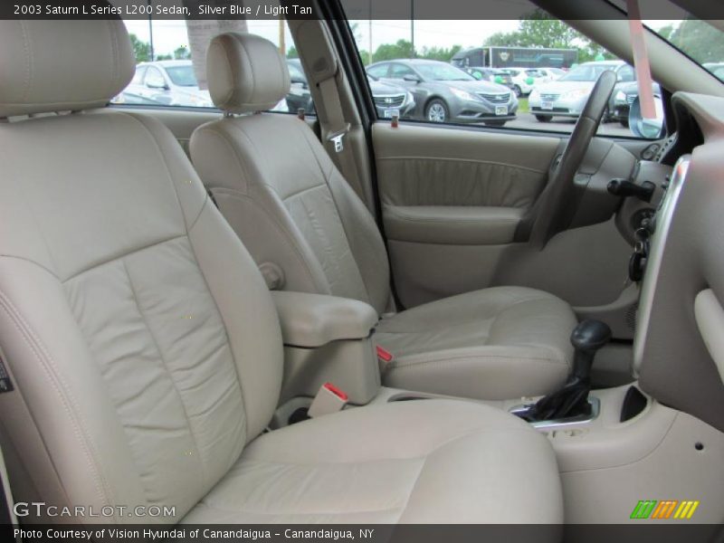 Silver Blue / Light Tan 2003 Saturn L Series L200 Sedan