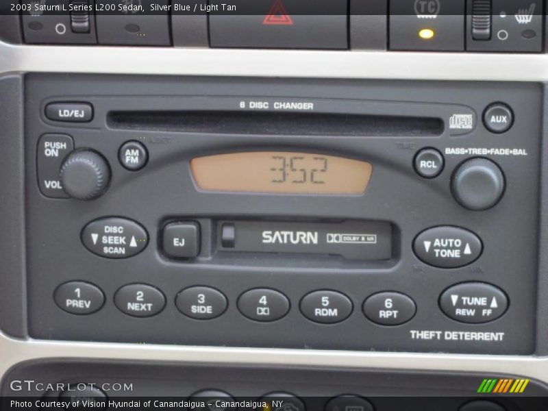 Silver Blue / Light Tan 2003 Saturn L Series L200 Sedan