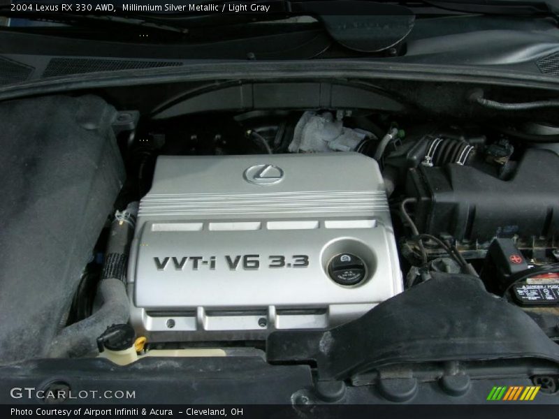 Millinnium Silver Metallic / Light Gray 2004 Lexus RX 330 AWD