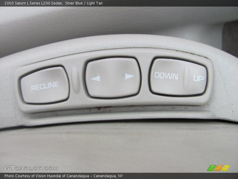 Silver Blue / Light Tan 2003 Saturn L Series L200 Sedan