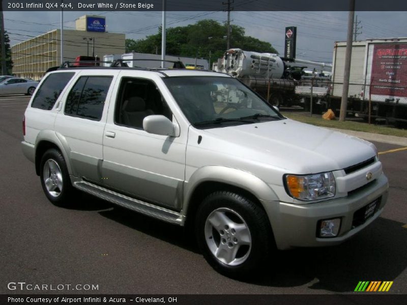 Dover White / Stone Beige 2001 Infiniti QX4 4x4