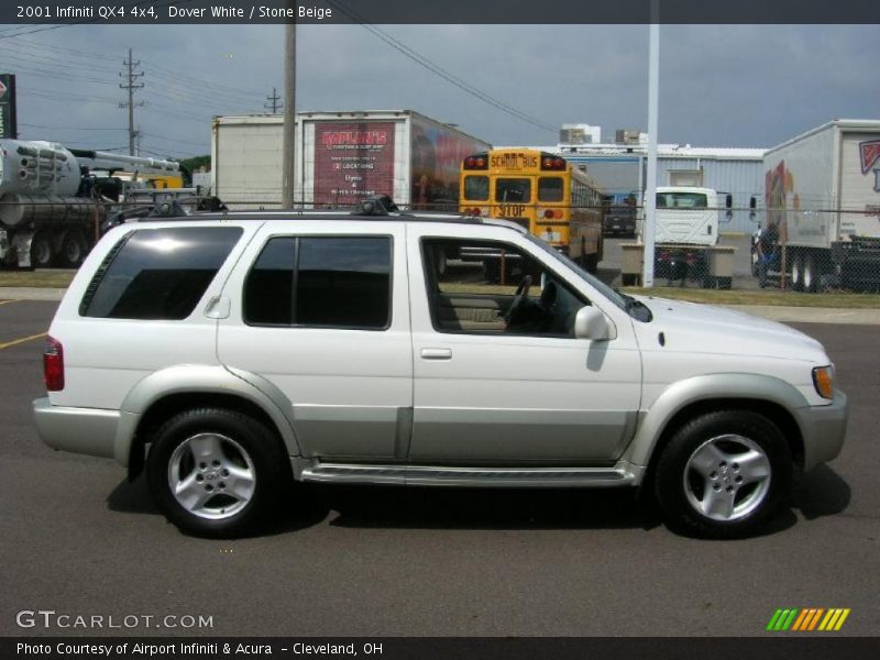 Dover White / Stone Beige 2001 Infiniti QX4 4x4
