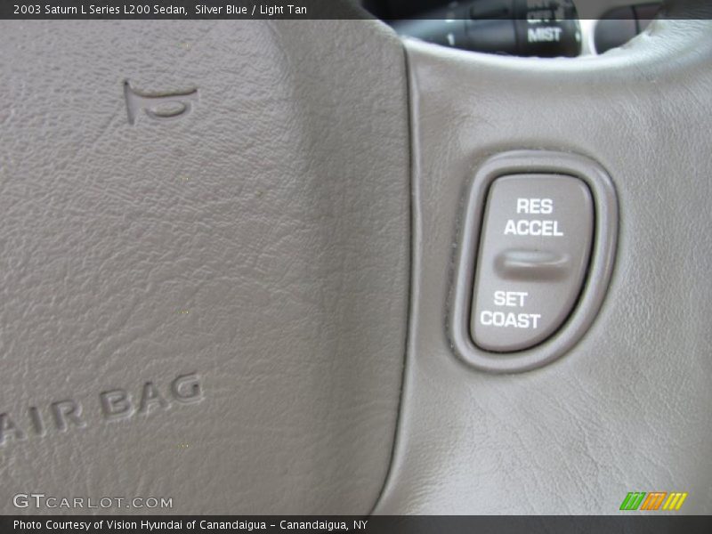 Silver Blue / Light Tan 2003 Saturn L Series L200 Sedan