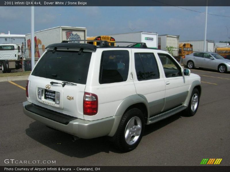 Dover White / Stone Beige 2001 Infiniti QX4 4x4