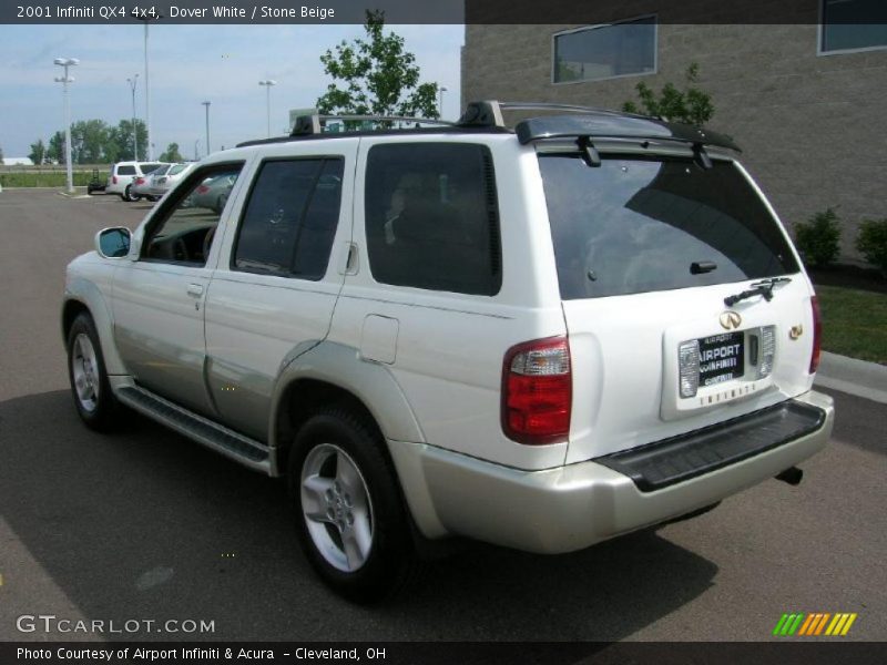 Dover White / Stone Beige 2001 Infiniti QX4 4x4