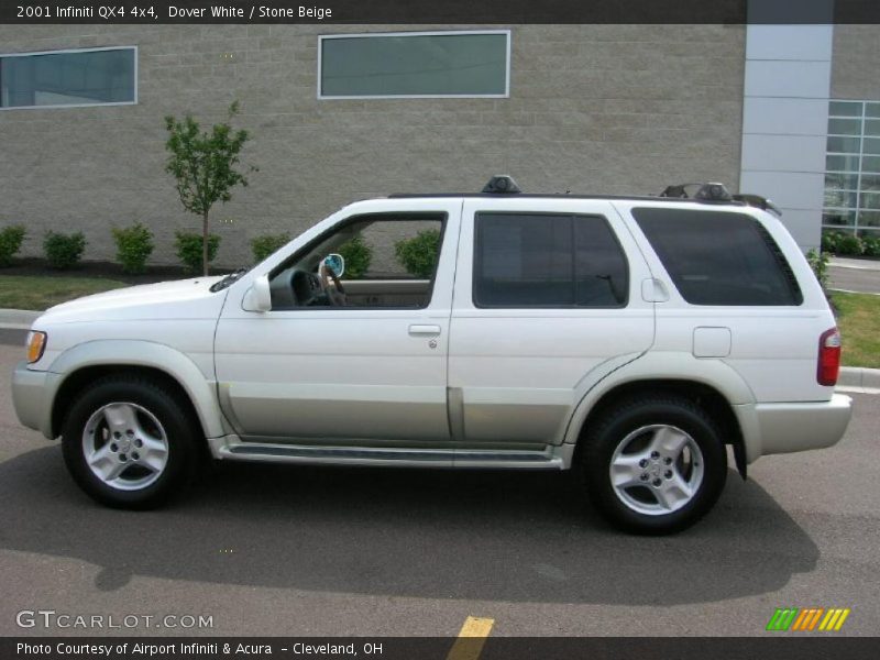 Dover White / Stone Beige 2001 Infiniti QX4 4x4