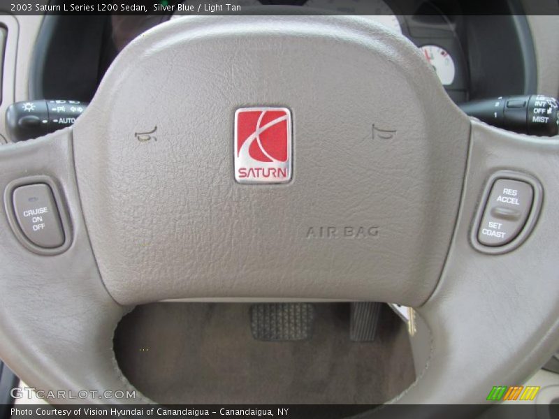Silver Blue / Light Tan 2003 Saturn L Series L200 Sedan