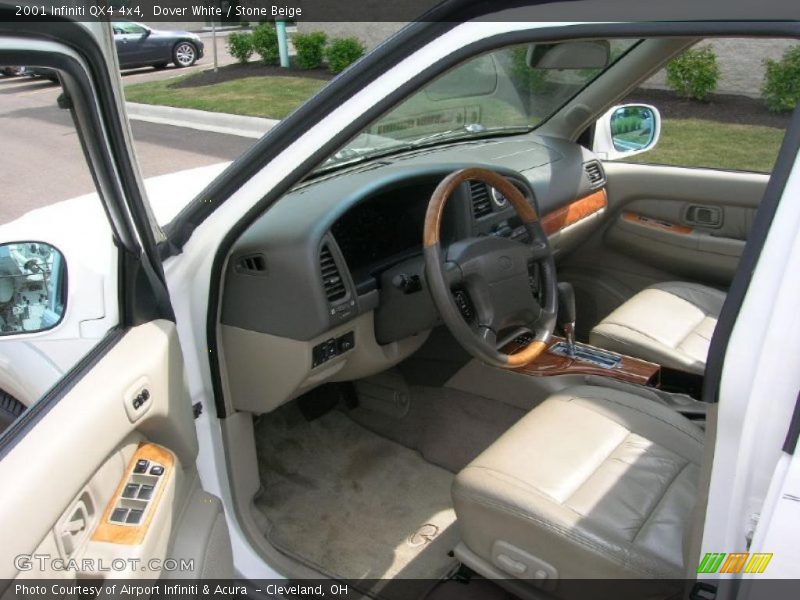 Dover White / Stone Beige 2001 Infiniti QX4 4x4