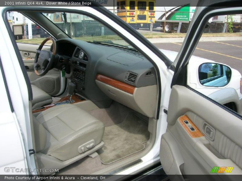 Dover White / Stone Beige 2001 Infiniti QX4 4x4