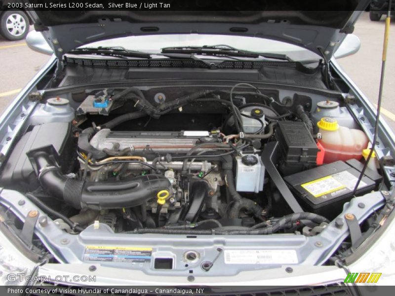 Silver Blue / Light Tan 2003 Saturn L Series L200 Sedan