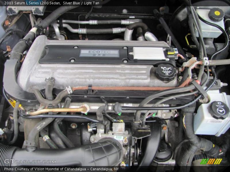 Silver Blue / Light Tan 2003 Saturn L Series L200 Sedan