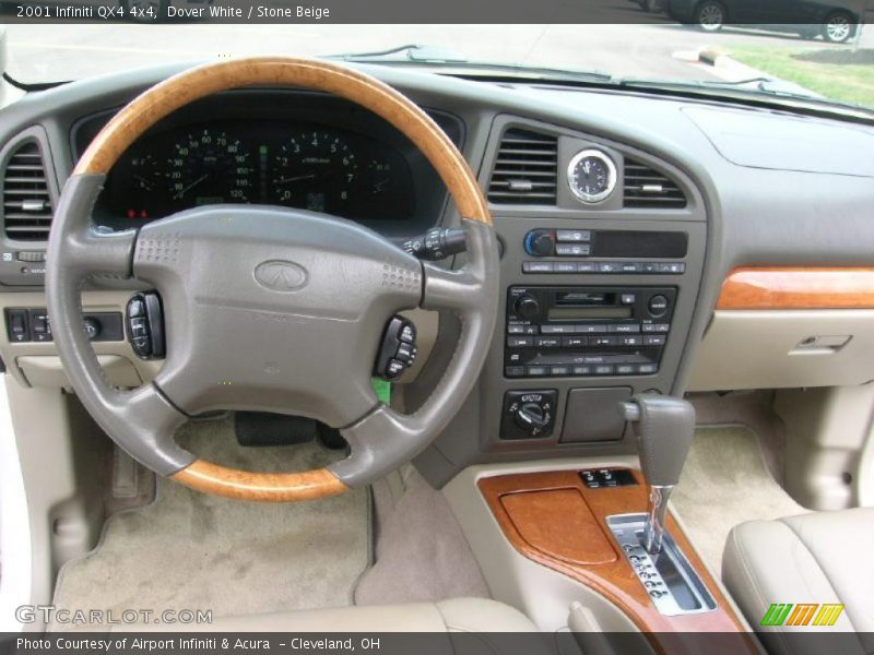 Dover White / Stone Beige 2001 Infiniti QX4 4x4