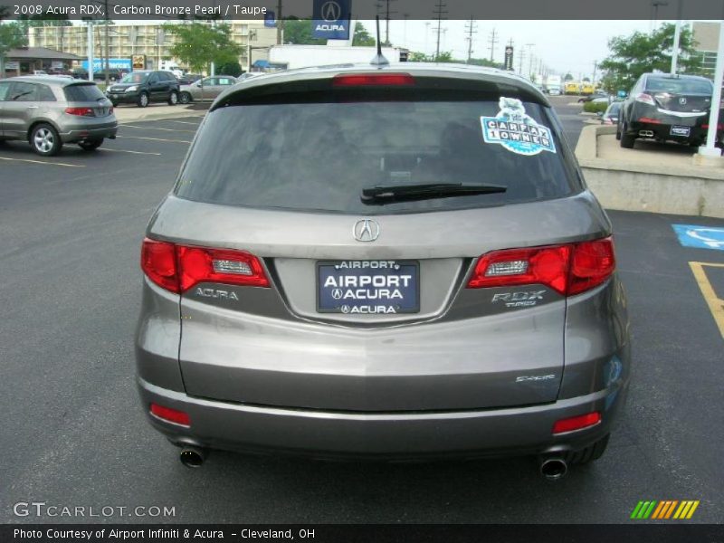 Carbon Bronze Pearl / Taupe 2008 Acura RDX