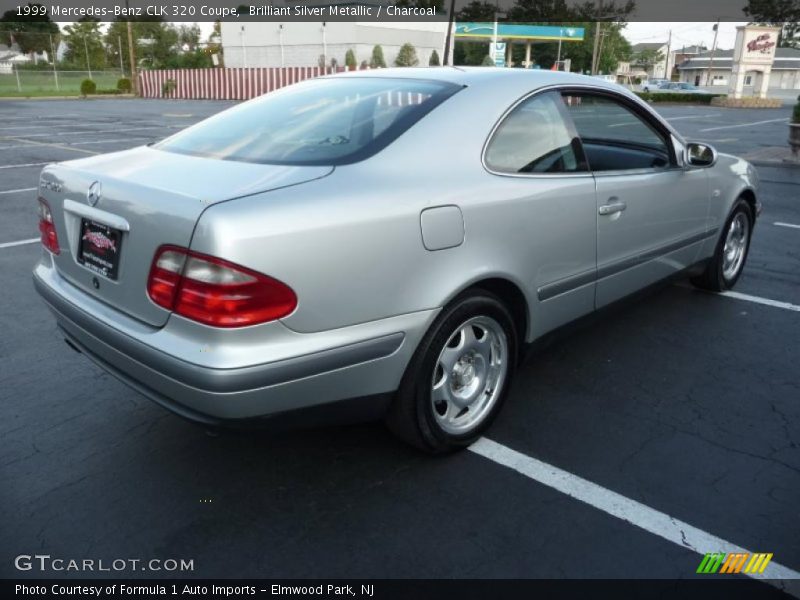 Brilliant Silver Metallic / Charcoal 1999 Mercedes-Benz CLK 320 Coupe