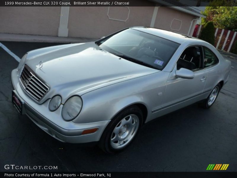 Brilliant Silver Metallic / Charcoal 1999 Mercedes-Benz CLK 320 Coupe