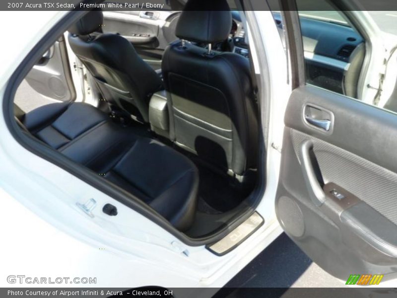 Premium White Pearl / Ebony 2007 Acura TSX Sedan