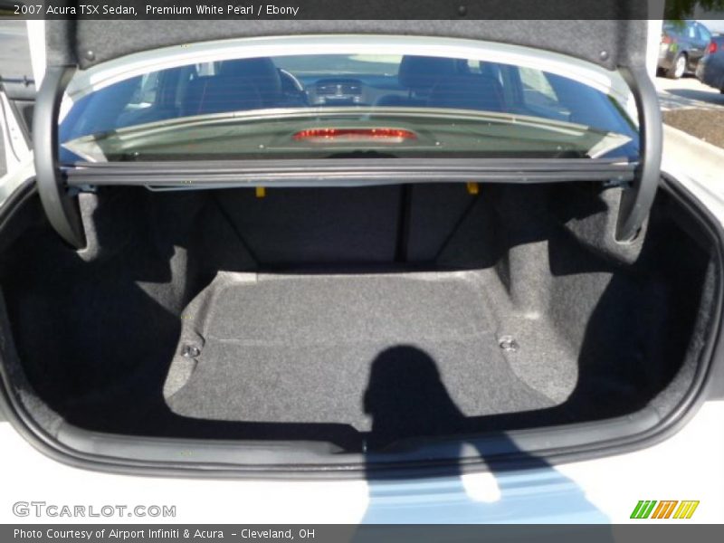 Premium White Pearl / Ebony 2007 Acura TSX Sedan