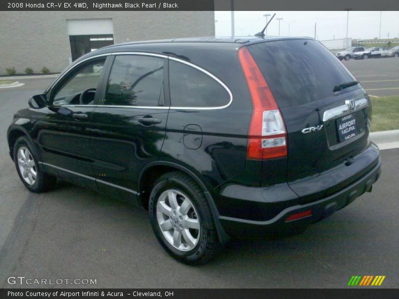 Nighthawk Black Pearl / Black 2008 Honda CR-V EX 4WD