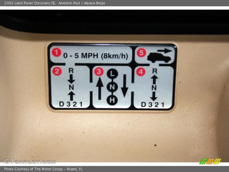 Alveston Red / Alpaca Beige 2003 Land Rover Discovery SE