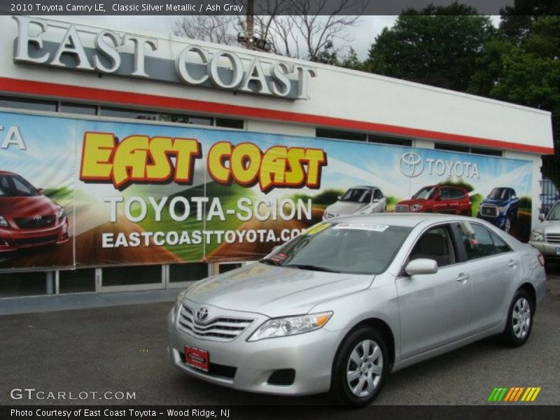 Classic Silver Metallic / Ash Gray 2010 Toyota Camry LE