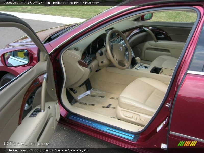 Redondo Red Pearl / Parchment 2008 Acura RL 3.5 AWD Sedan