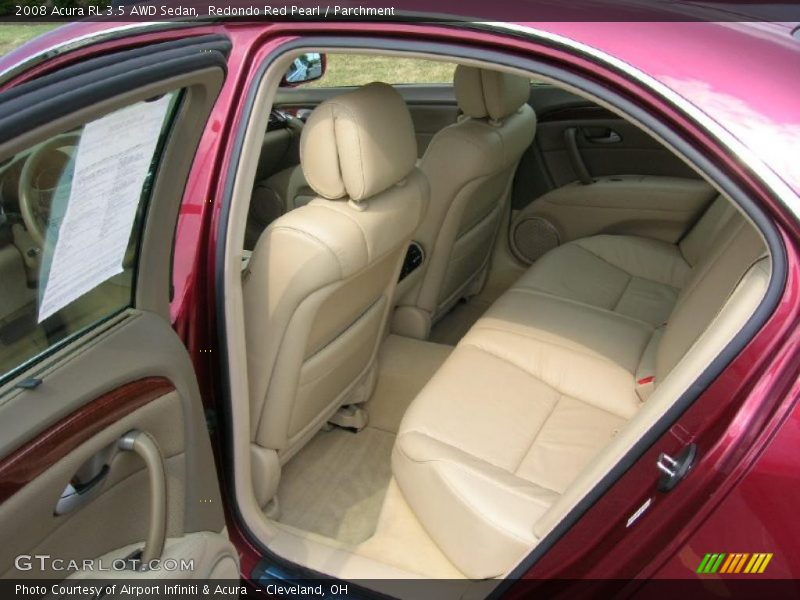 Redondo Red Pearl / Parchment 2008 Acura RL 3.5 AWD Sedan