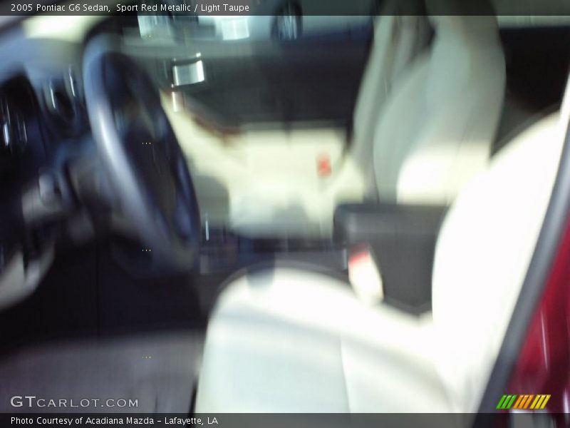 Sport Red Metallic / Light Taupe 2005 Pontiac G6 Sedan