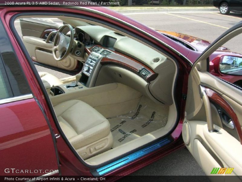 Redondo Red Pearl / Parchment 2008 Acura RL 3.5 AWD Sedan