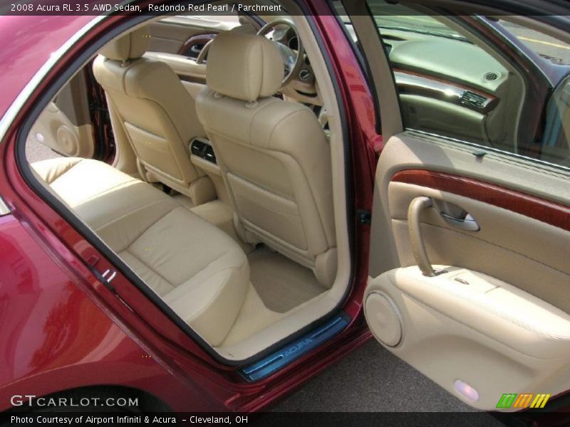 Redondo Red Pearl / Parchment 2008 Acura RL 3.5 AWD Sedan