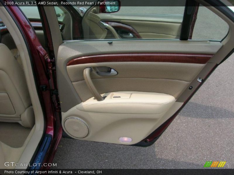 Redondo Red Pearl / Parchment 2008 Acura RL 3.5 AWD Sedan