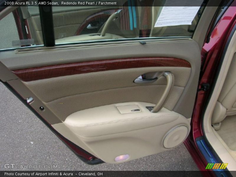 Redondo Red Pearl / Parchment 2008 Acura RL 3.5 AWD Sedan