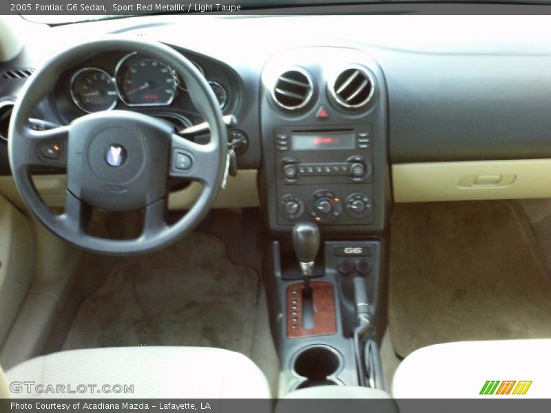 Sport Red Metallic / Light Taupe 2005 Pontiac G6 Sedan
