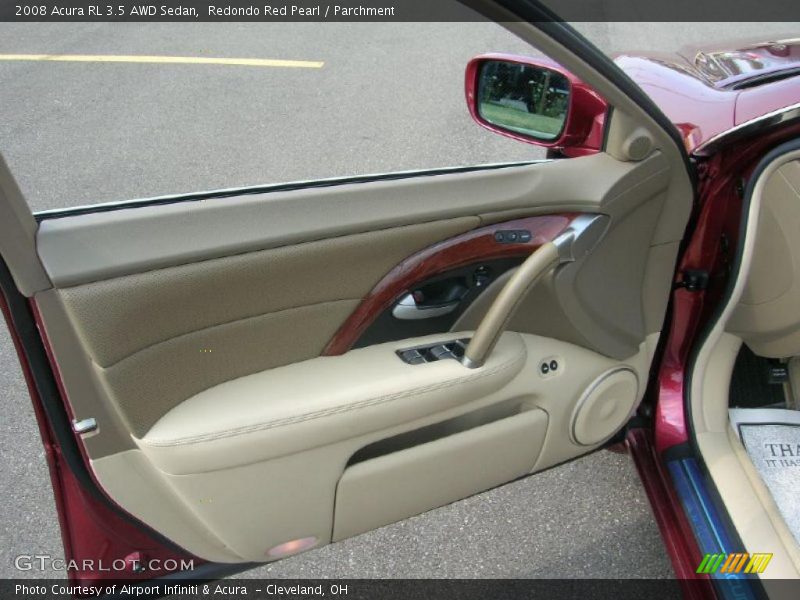 Redondo Red Pearl / Parchment 2008 Acura RL 3.5 AWD Sedan