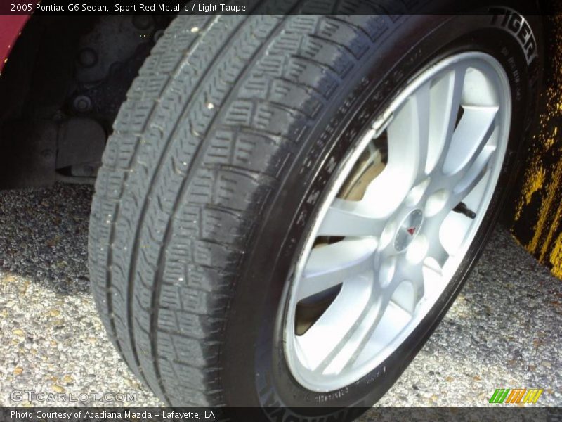Sport Red Metallic / Light Taupe 2005 Pontiac G6 Sedan