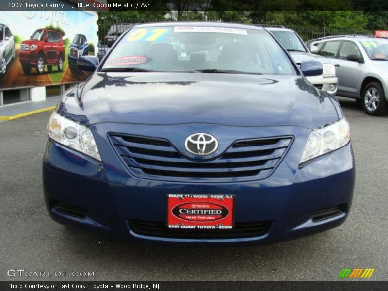 Blue Ribbon Metallic / Ash 2007 Toyota Camry LE
