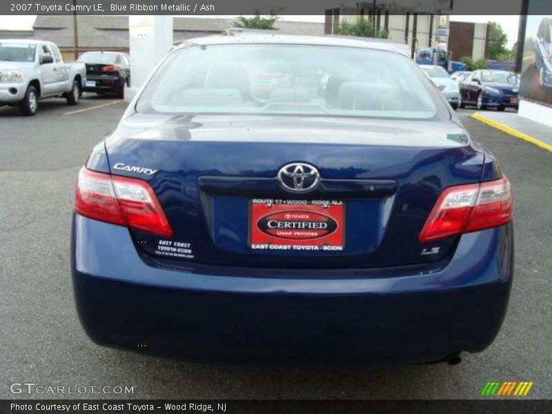 Blue Ribbon Metallic / Ash 2007 Toyota Camry LE