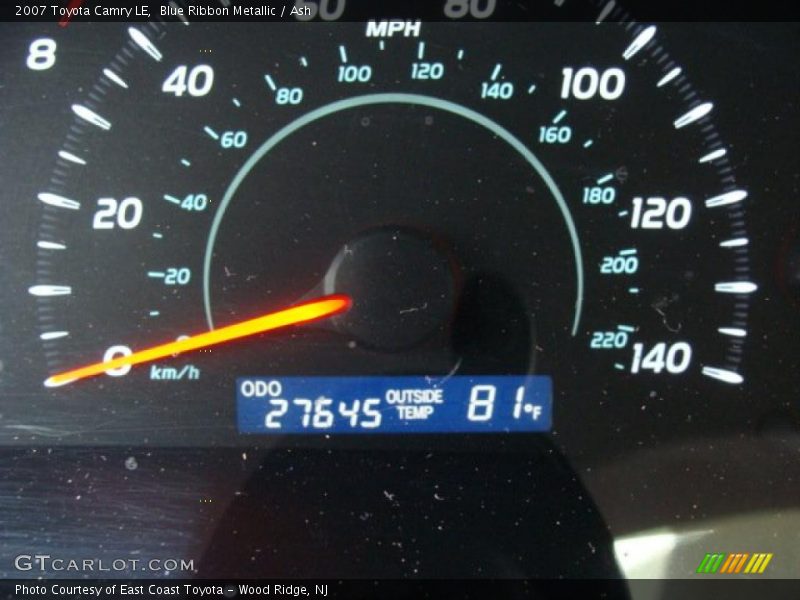 Blue Ribbon Metallic / Ash 2007 Toyota Camry LE