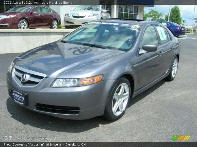 Anthracite Metallic / Ebony 2006 Acura TL 3.2