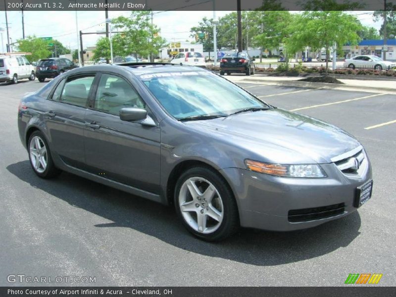 Anthracite Metallic / Ebony 2006 Acura TL 3.2