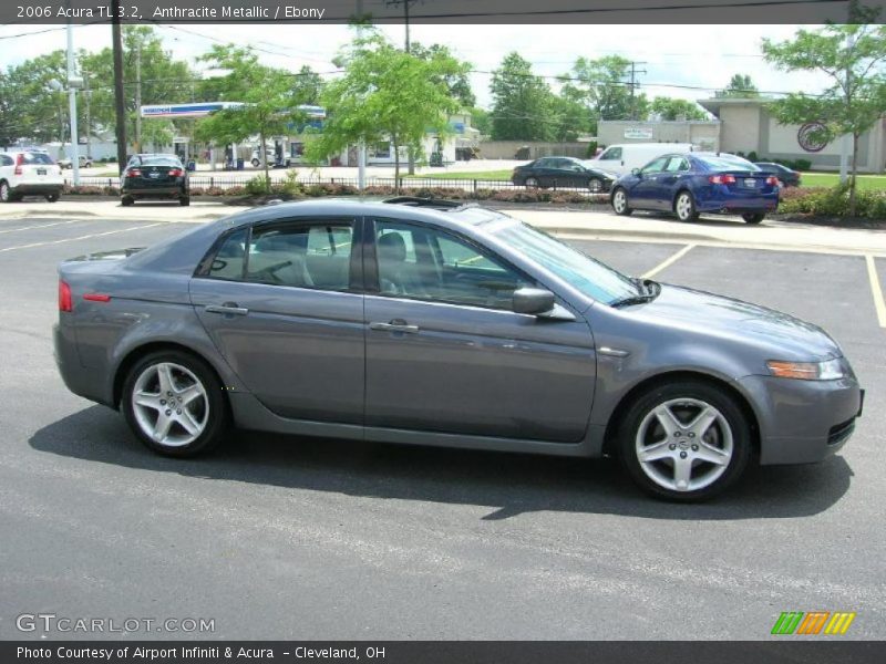 Anthracite Metallic / Ebony 2006 Acura TL 3.2