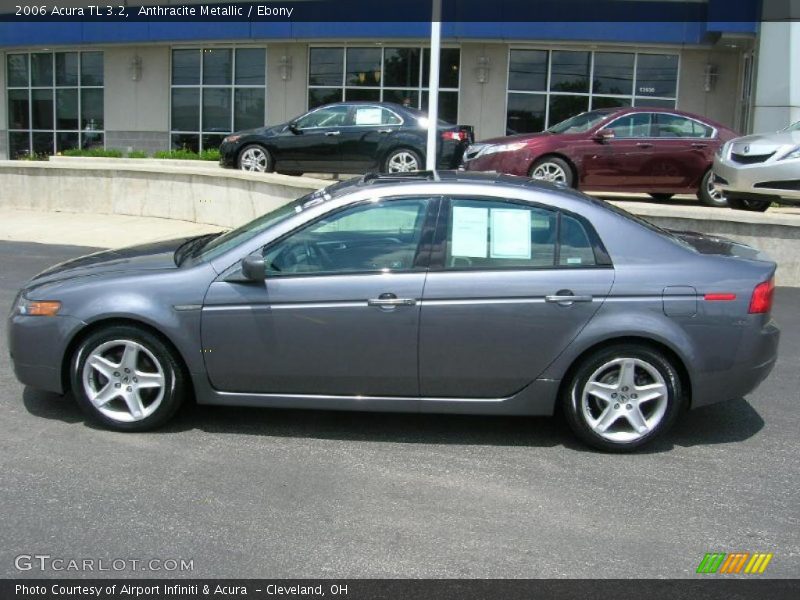Anthracite Metallic / Ebony 2006 Acura TL 3.2